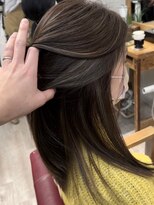 ラゴム 池袋(LAGOM)&nbsp;切りっぱなしボブ/美髪/ピンクブラウン[池袋/髪質改善]