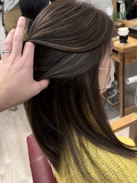 ラゴム 池袋(LAGOM) 切りっぱなしボブ/美髪/ピンクブラウン[池袋/髪質改善]