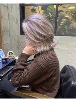 アルカナ 明治神宮前原宿(ARCANA)&nbsp;切りっぱなしボブ エアリーロング 美髪 ピンクブラウン