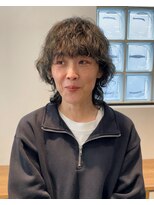 ナインスフロア(9NINTH FLOOR)&nbsp;ウルフパーマニュアンスパーマ/くせ毛パーマ/レイヤーカット