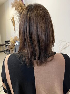レポヘアー(Repos hair) 大人美人ショコラアッシュヘルシースタイルふんわりカール小顔