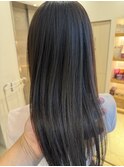カット+透明感カラー+低負担縮毛矯正+TOKIOインカラミT