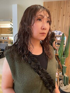 オアシス(oasis) 【oasisマミ】20代30代大人可愛いロングウェーブパーマ