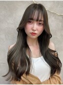 透明感オリーブベージュ