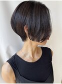 【morio原宿】黒髪ショートボブ前髪なし