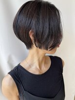 モリオフロムロンドン 原宿本店(morio from London) 【morio原宿】黒髪ショートボブ前髪なし