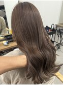 ベージュ透明感カラー