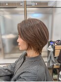 【篠原】赤み撲滅白髪ぼかしハイライト×レディースショート