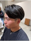 毛流れセンターパート