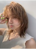 【新宿】ウルフレイヤーダブルカラー20代30代40代似合わせカット