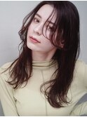 イメチェンデジタルパーマ外ハネ美髪かきあげバング