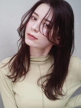 レジュアル(RESSUAL) イメチェンデジタルパーマ外ハネ美髪かきあげバング