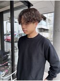 メンズ/メンズパーマ/メンズマッシュ/波巻きパーマ