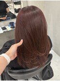 レッドブラウンイルミナカラー暖色カラー