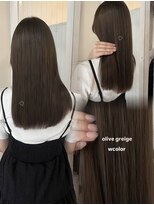 ムージー(moug)&nbsp;オリーブグレージュ/暗髪/韓国/広島/袋町