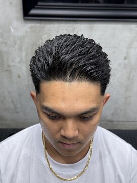 ダムディートウキョウヘアーラウンジ 上野店(DAMDEE TOKYO hair lounge) KING流オールバックフェード