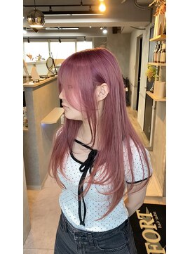 フォート(FORT) レイヤーカット　ホワイトピンク