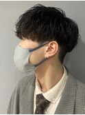 【20・30代に人気】パーマ×ツーブロックスタイル