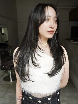 アペロ 柏(Apero)の写真/【髪質改善ストレート・縮毛矯正】髪質や理想のイメージに合わせ薬剤調合していきます![髪質改善/柏]