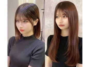 クラウドナイン 南条店(CLOUD Nine)の写真/『たった1時間』で憧れのサラサラロングへ！姫路でシールエクステはここ☆