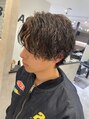 ブリーチ 国分寺店(BLEACHi)&nbsp;センターパート×シャドウパーマ(国分寺駅/メンズサロン/眉毛)