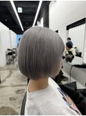 ★ 暗めカラーグランマッシュデザインカラーウルフパーマ