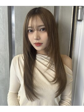 【TAISEI】フェイスレイヤーカット×やわらかベージュカラー