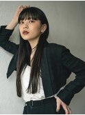 【emu井上信洋】ワイドバングとストレートロング【エミュ】
