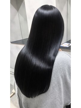 エルフレームバイワンラヴェスト(L'FLAME by one Lovest) 暗髪にはこれ!髪質改善ストレート