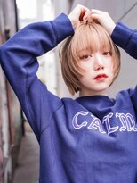 アニー(ANY)&nbsp;レイヤーボブ×くすみベージュ