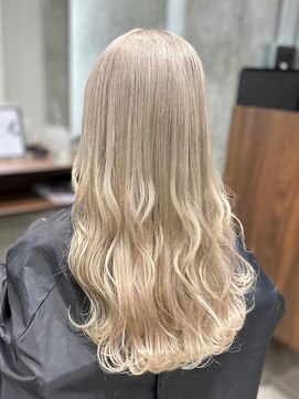 オルズ 渋谷(ALLZ) ブロンドケアブリーチハイトーンカラー髪質改善トリートメント