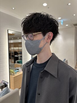 ステアケース 武蔵小杉店(stair:case) ビジネスもいける大人ナチュラルな緩めシャドウパーマ