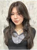 ダークパープル/ナチュラルショート/夏のヘアアレンジ/町田