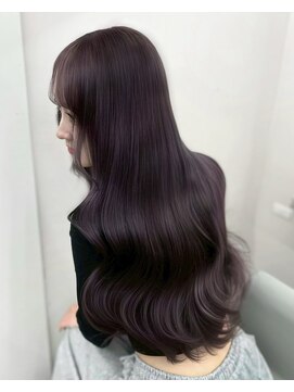 ベレーザ 川越(Beleza) ba16977_ラベンダーブラウンブリーチなし透明感ワンホンヘア艶髪