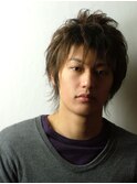 ウイービングパーマで作る男っぽいパーマスタイル