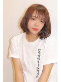 セミウェット×フェミニンボブ