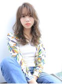 韓国ミルクティーベージュロング