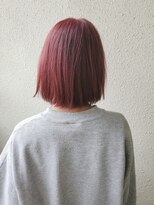 グランシュ 青葉台店(GranCieux)&nbsp;ラズベリーピンク×切りっぱなしボブ☆