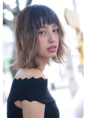 【Taylor】大宮 外ハネショート×グラデーションカラー