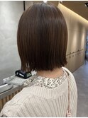 【ワンランク上のボブ】外ハネボブペールベージュ