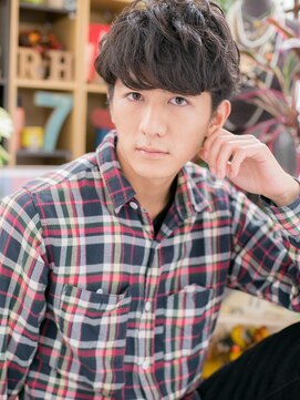 カバーヘア ブリス 志木南口駅前店(COVER HAIR bliss) ツイストパーマ重めバングラウンドマッシュm志木20代30代40代