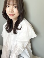 ジエクトカナウ 大阪梅田店(The Ect canow) 大人ガーリー/アッシュカラー/レイヤーロング/アースカラー