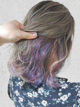 ディーバ 藤沢(D.I.E.V.A) 10代20代30代大人ナチュラルウェーブインナーブルーパープル