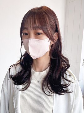 アルバム 池袋(ALBUM) ナチュラルロング_ピンクベージュインナーグレージュ_ba461032