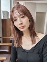 ジョエミバイアンアミ(joemi by Un ami)&nbsp;★くびレイヤーエモージュ前髪薄めバング小顔カット大人ガーリー