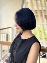 カサネ(casane)&nbsp;丸みbob、ネイビーカラー