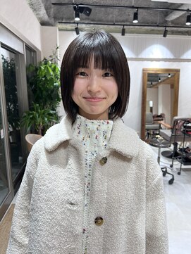 アドア 横浜(ADORE) 【ADORE横浜】ボブ×ぱっつん前髪