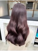 30代40代大人可愛い髪質改善カラーラベンダーグレージュ透明感