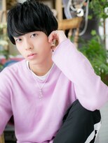 カバーヘア ブリス 北浦和(COVER HAIR bliss)&nbsp;マット質感◎黒髪束感ショート韓国マッシュm3北浦和20代30代40代