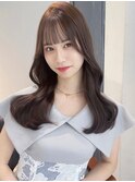 髪質改善/韓国/セミディ/縮毛矯正/前髪カット/シアーカラー
